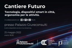 locandina evento Cantiere Futuro del 25 maggio 2022