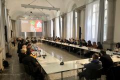 Sessione di lavoro Tavolo Turismo in Sala Colonne a Palazzo Giureconsulti